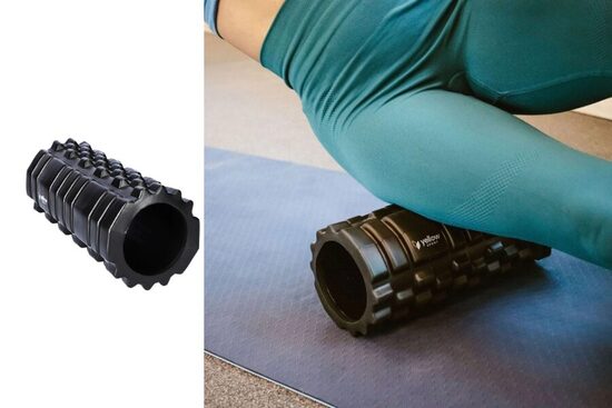 Massage roller yellowROLLER EVA black